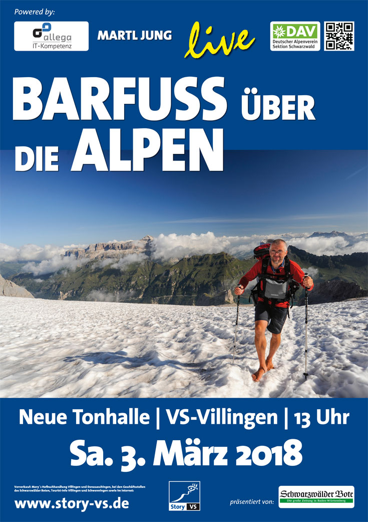 Plakat 2018_03_03 Barfuss über die Alpen